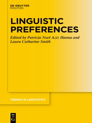cover image of Linguistic Preferences